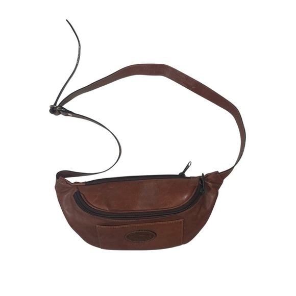 Oroton Brown Leather Men's Bag VTG - Picture 2 of 11